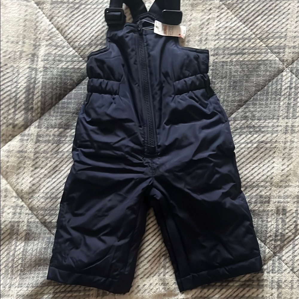Blue Insulated snowpants with Adjustable Straps for Winter for babys brand new